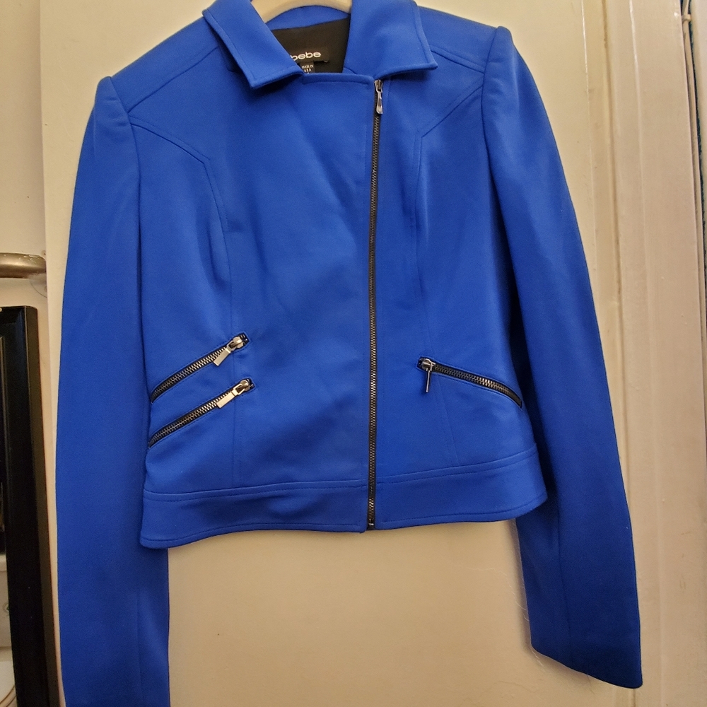 Bebe blue jacket 💙